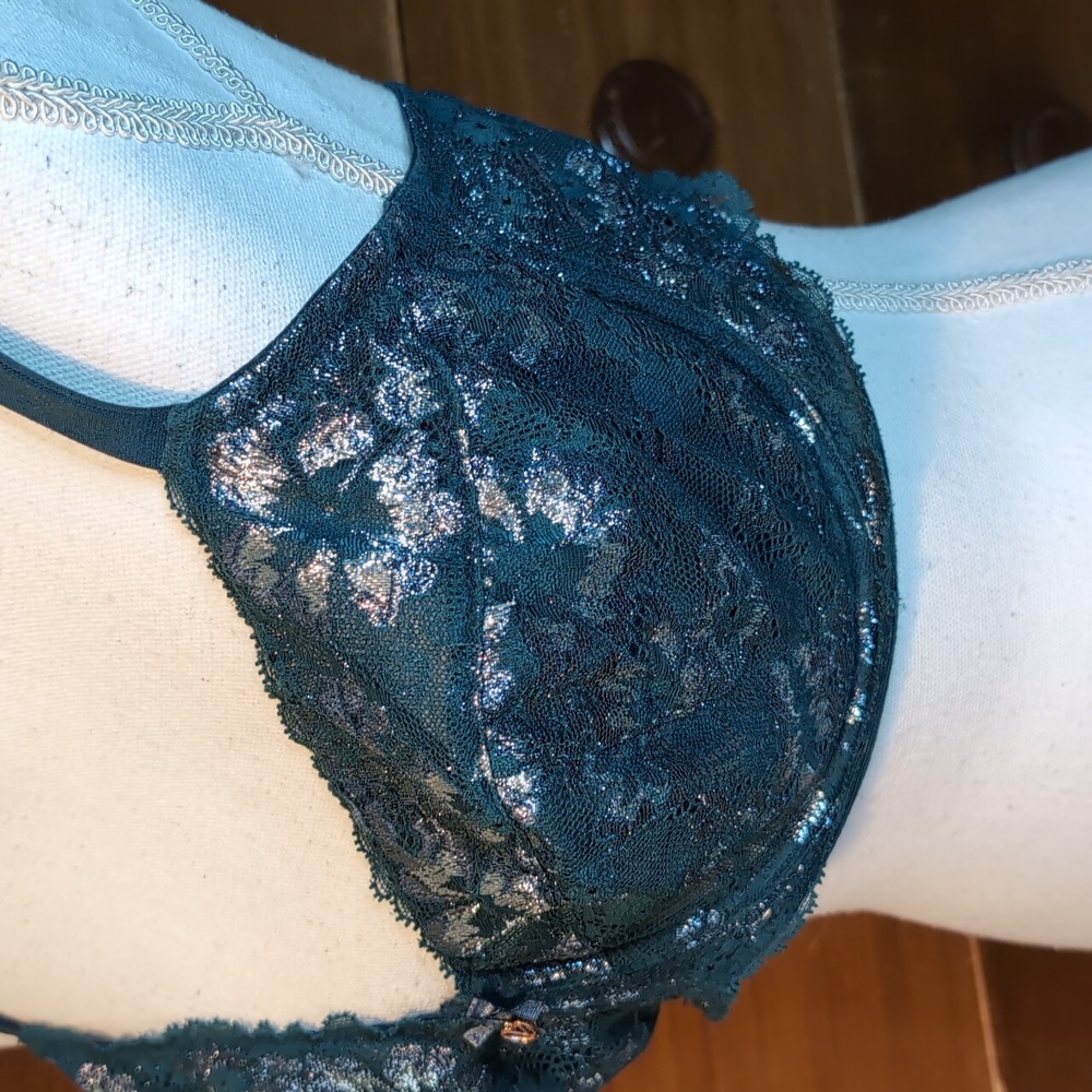 Body by Victoria VICTORIA'S SECRET Unlined Stretch Lace Demi Bra 38DD - Picture 4 of 13
